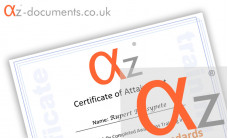 ISO 27001:2013 Training Certificate Template 