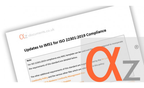 IMS1 - ISO9001 / 22301 Manual