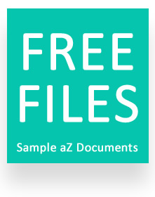 Free aZ document templates